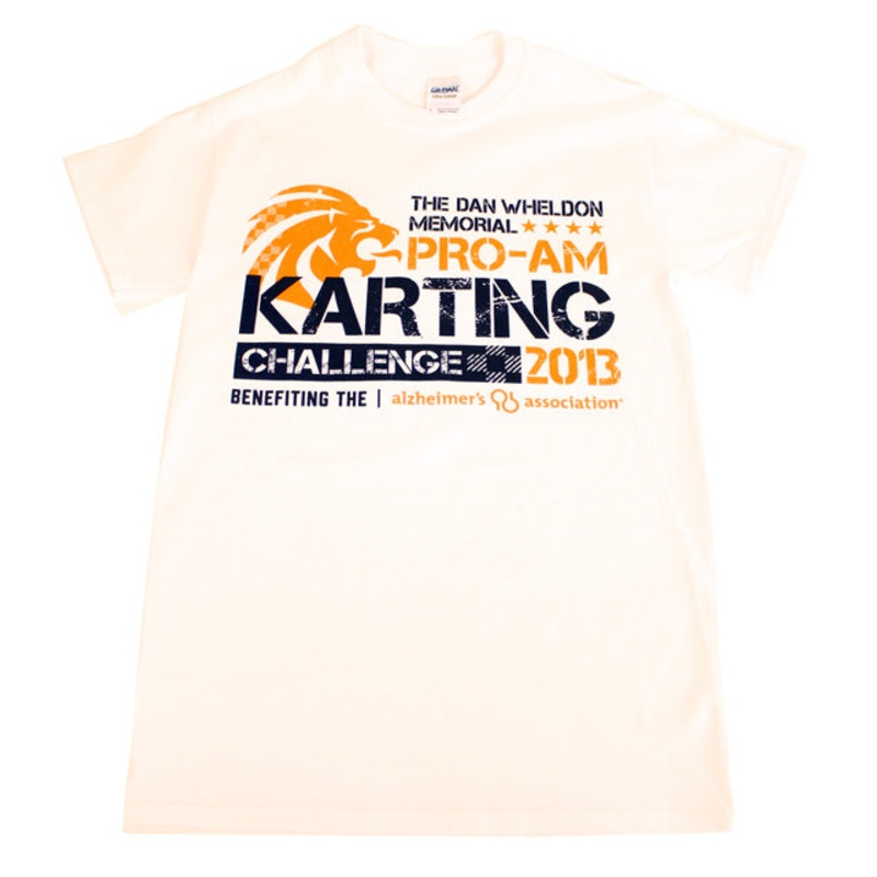 Close Out! Official 2013 Dan Wheldon Pro-Am Karting Challenge T-Shirt, Medium