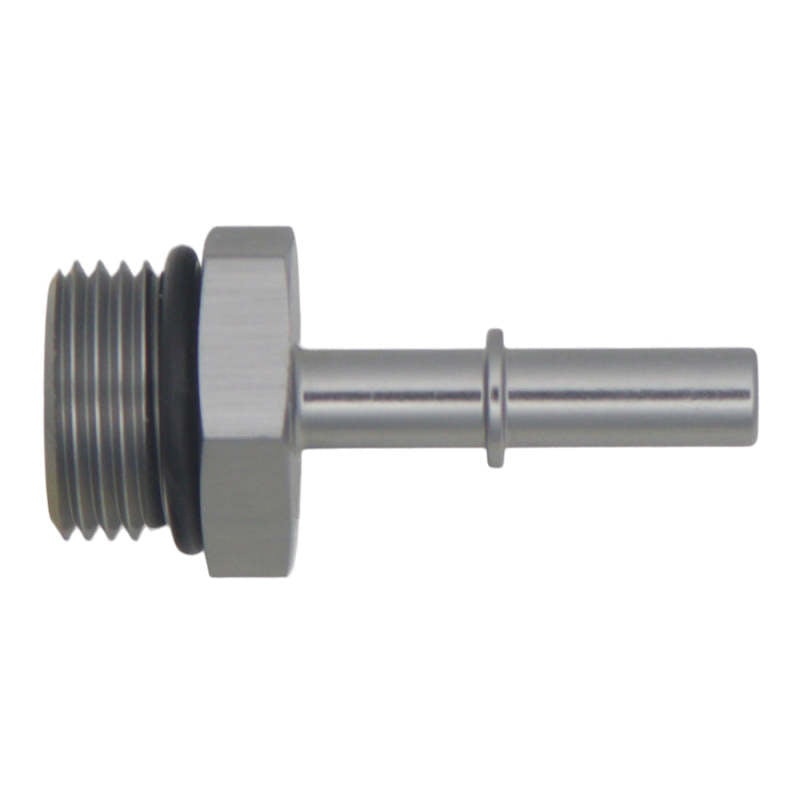 DeatschWerks 10AN ORB Male to 5/16in Male EFI Quick Connect Adapter – Anodized DW Titanium