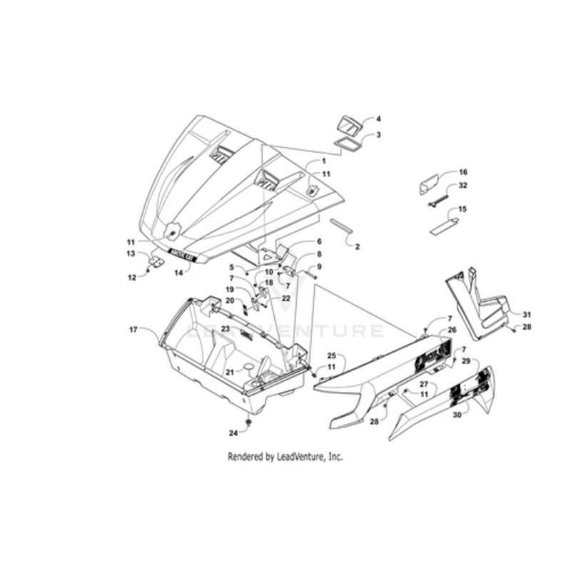 Decal Xt 700 – Right by Arctic Cat
