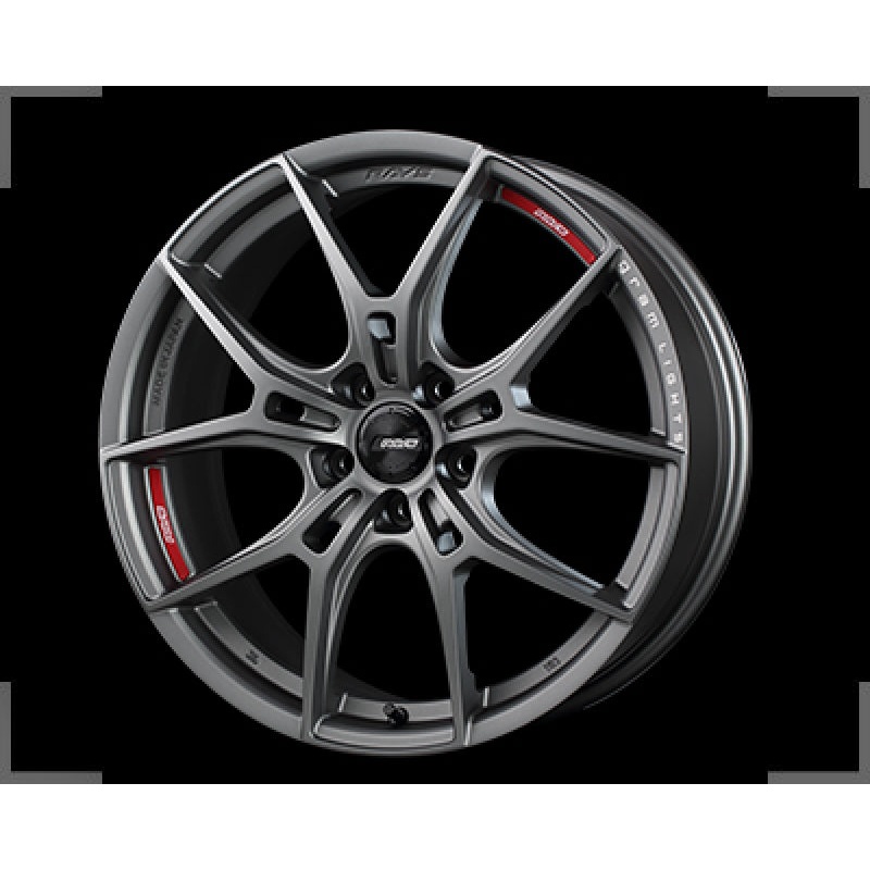 Gram Lights 57FXZ Overseas 19×8.5 +38 5-114.3 Matte Graphite w/Machining Wheel