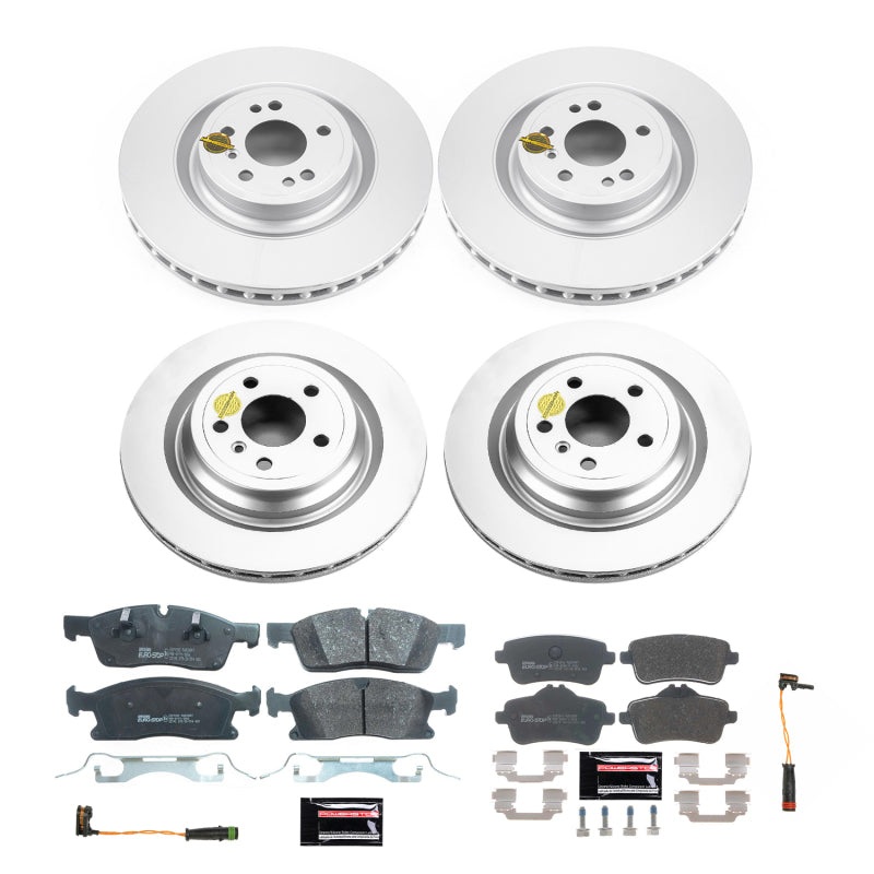 PowerStop Power Stop 2015 Mercedes-Benz ML400 Front & Rear Eurostop Brake Kit