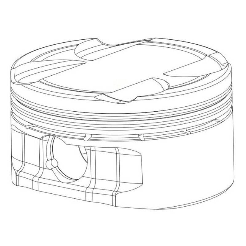 CP Piston & Ring (Set of 5) 14+ Audi/VW 2.0L TSI (EA888) – Bore (82.5mm) – Compression Ratio (9.5:1)