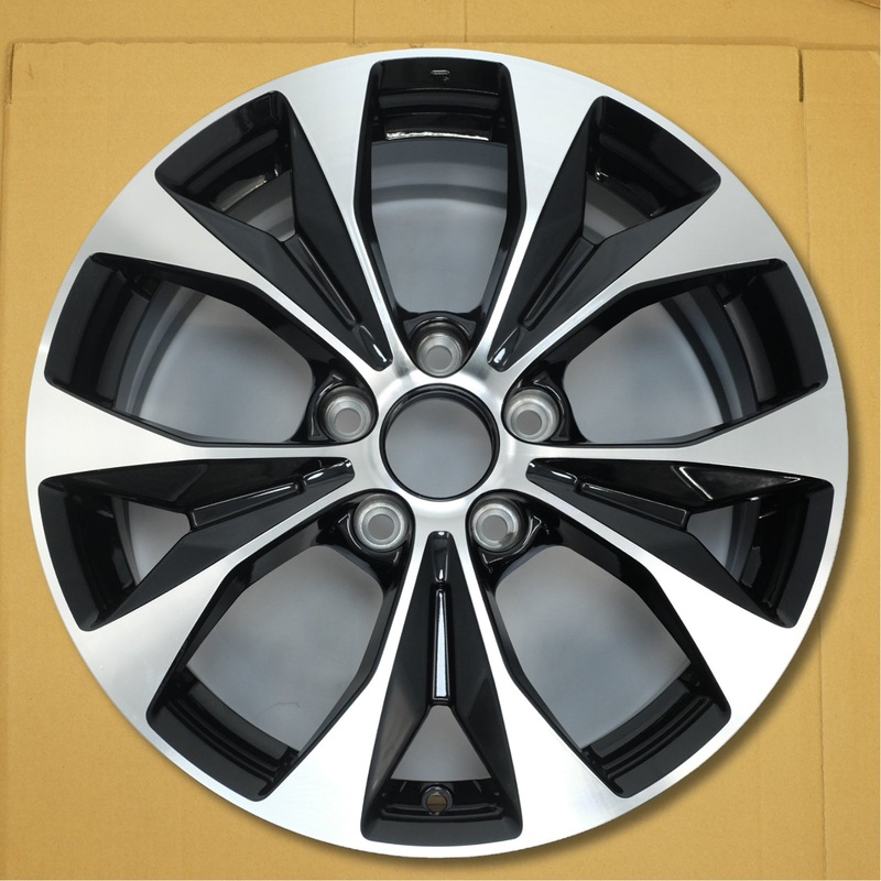For Honda Civic OEM Design Wheel 17″ 17×7 2012-2014 Machined Black Single Replacement Rim 42700TR4A81