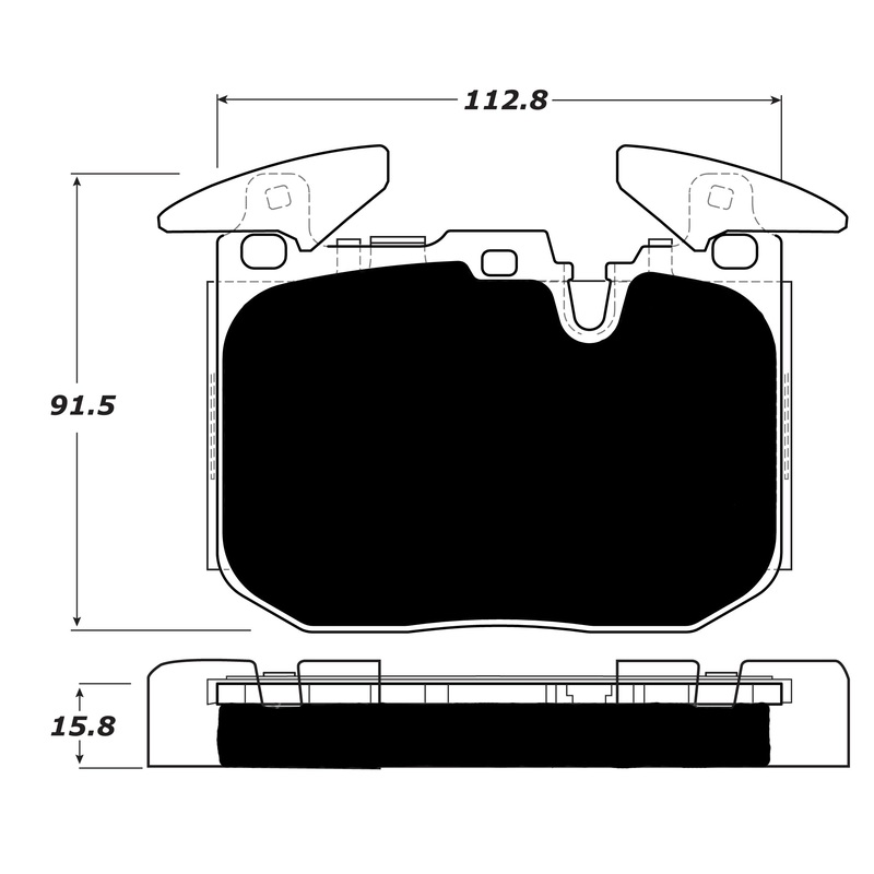Porterfield Brake Pads for 2015 BMW M3 – Exc Ceramic Discs