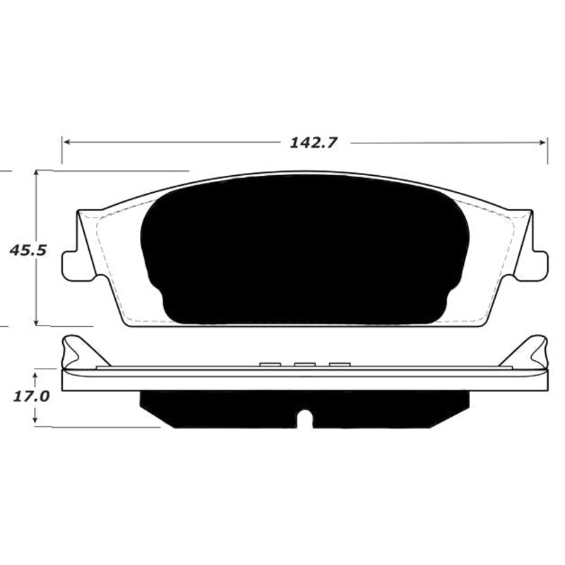 Porterfield Brake Pads for 2017 CADILLAC ESCALADE w/ Brembo