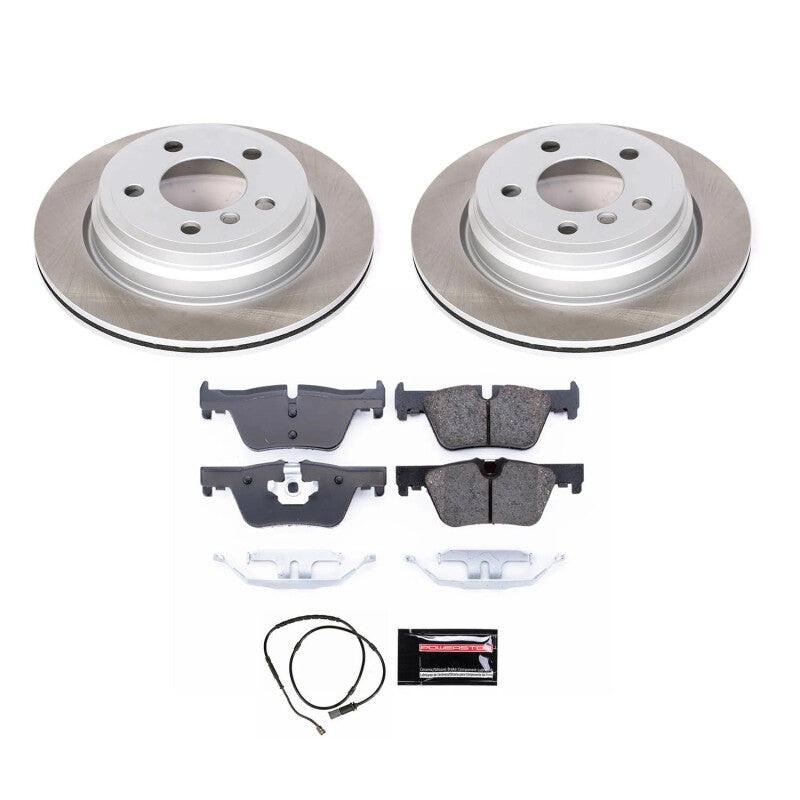 PowerStop Power Stop 17-20 BMW 430i xDrive Gran Coupe Rear Semi-Coated Rotor Kit