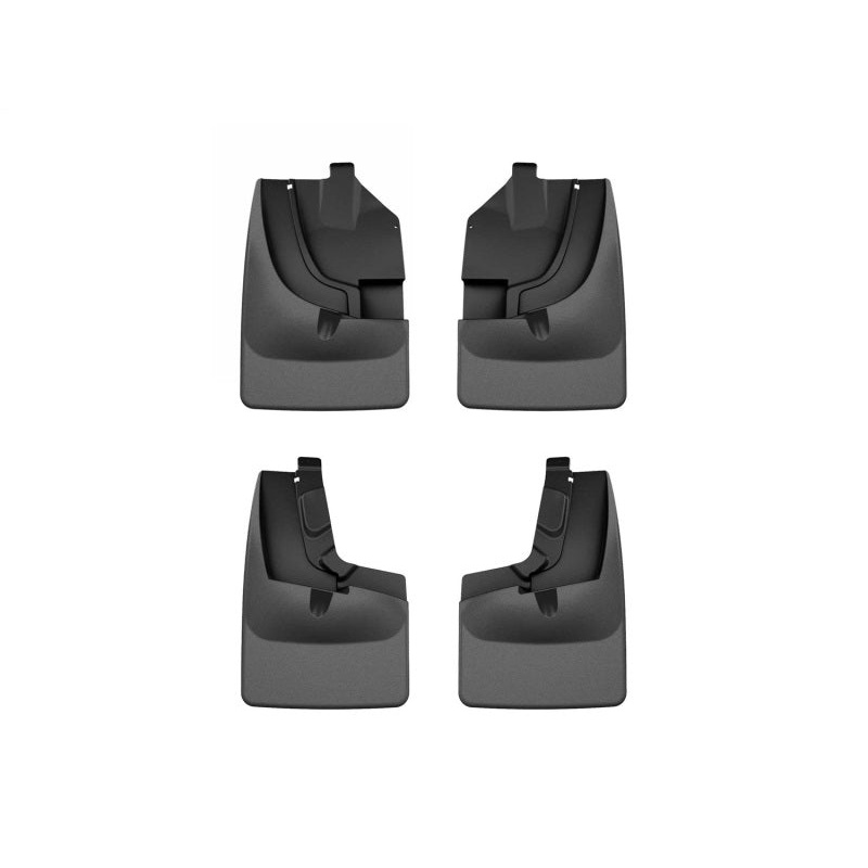 WeatherTech 21-23 Ford Ranger (Tremor Pkg.) No Drill Front & Rear MudFlaps – Black