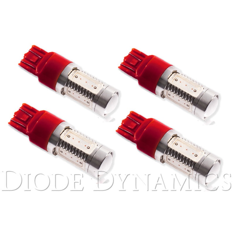 7443 LED Bulb HP11 LED Red Set of 4 Diode Dynamics
