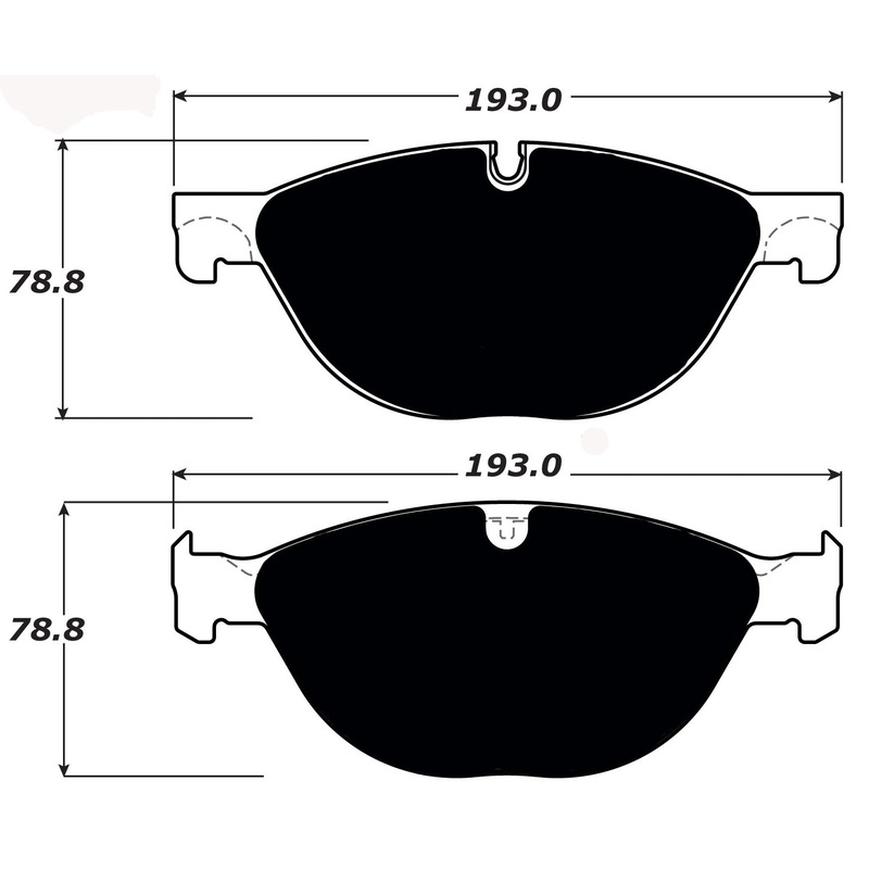 Porterfield Brake Pads for 2018 JAGUAR XJ/XJL V8