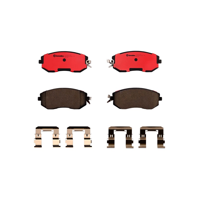 PRIME Ceramic Front Disc Brake Pad Set – P78021N