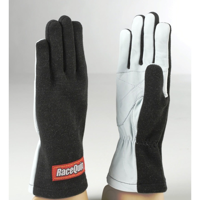 RaceQuip Black Basic Race Glove – X-Large