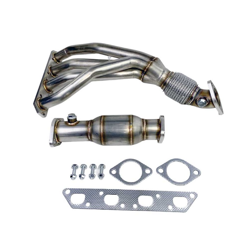Racing Dynamics Catted Header, MINI Cooper S R50, R52, R53 2002-06 all 304SS