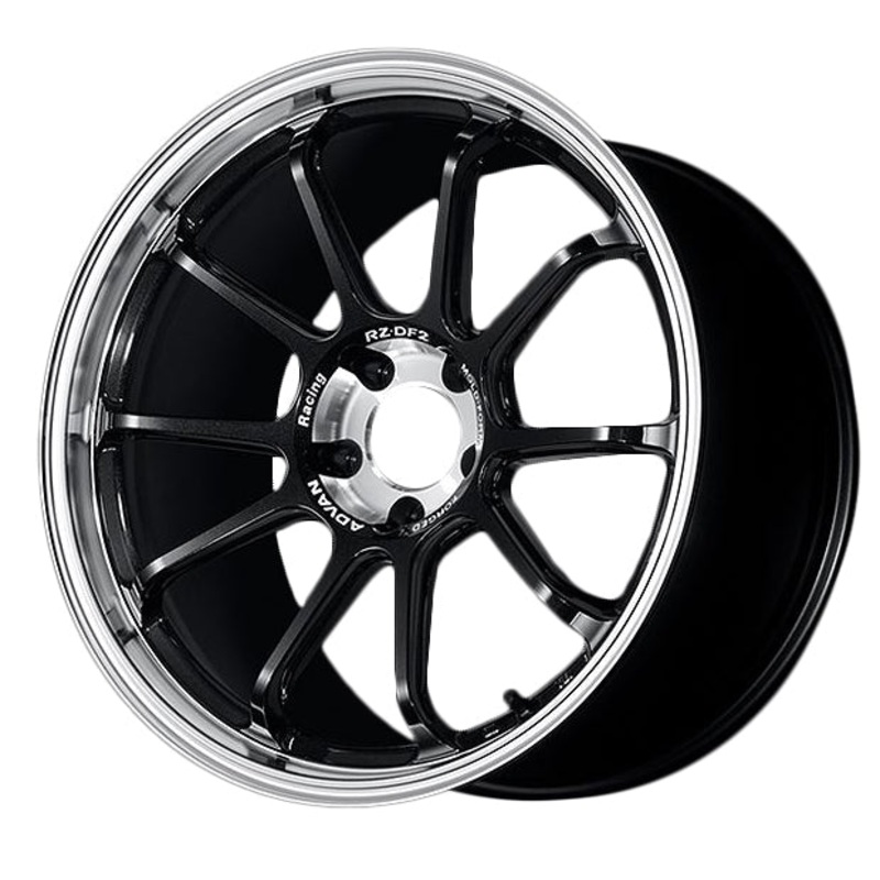 Advan RZ-DF2 Wheel (C-4 Concave) – 20×10.5 +35 | 5×114.3 | Diamond Cut & Racing Titanium Black