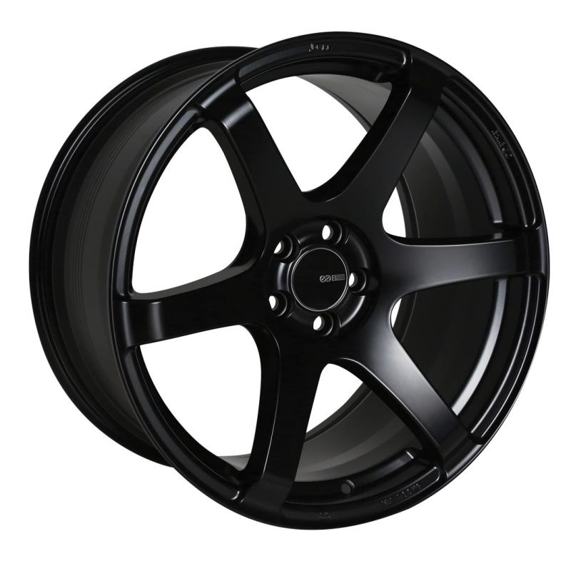 Enkei T6S 18×8 42mm Offset 5×120 Bolt Pattern 72.6 Bore Matte Black Wheel