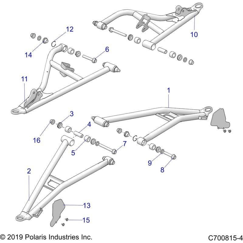Wld-Ctrl Arm,Upper,Fr,Lh,64,Mtms by Polaris