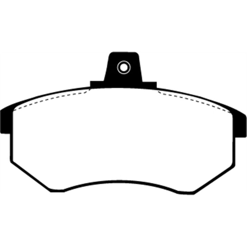 EBC 84-87 Audi 4000 1.8 Greenstuff Front Brake Pads