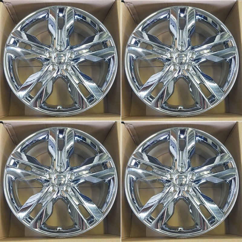 For Ford Edge Chrome Clad OEM Design Wheel 20″ 20×8 2011 2012 2013 2014 Set of 4 Replacement Rim 3847 03847