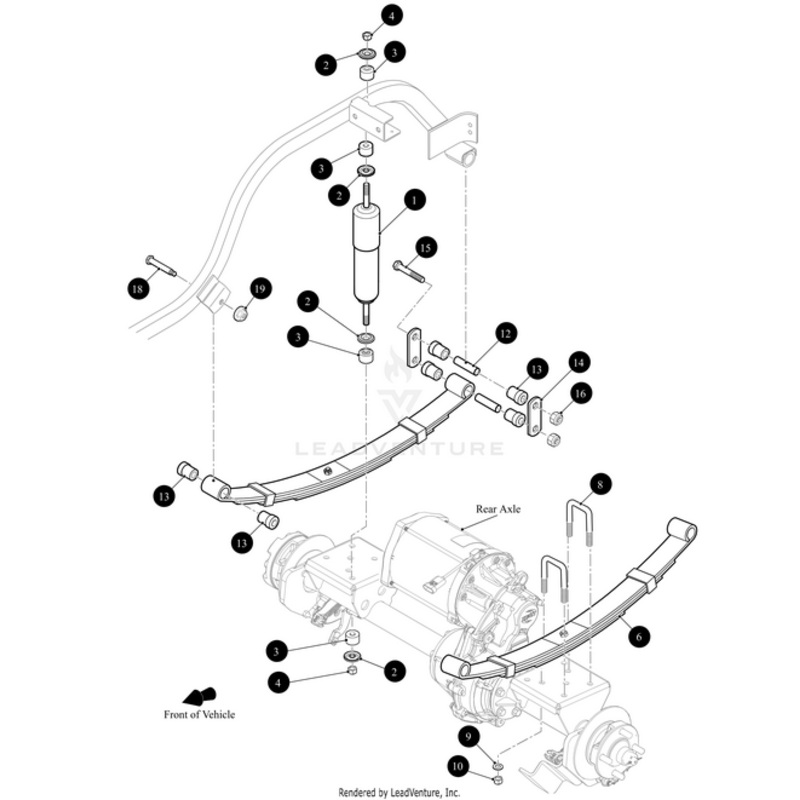Leaf Spring Rear by Arctic Cat