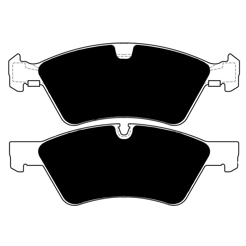 Porterfield Brake Pads for 2008 MERCEDES-BENZ R550 350mm Front Discs