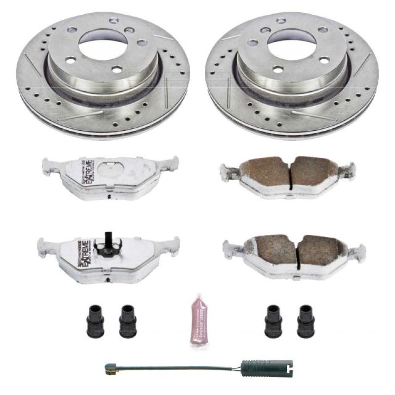 PowerStop Power Stop 98-99 BMW 323i Rear Z26 Street Warrior Brake Kit