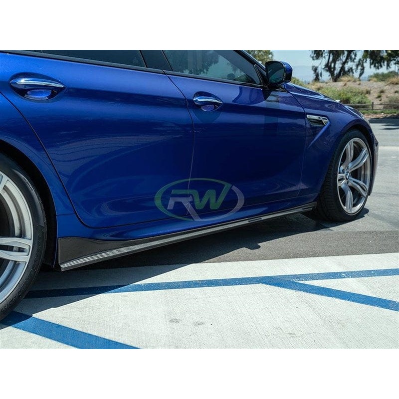 RW Carbon CF Side Skirt Extensions – BMW / F06 / F12 / F13