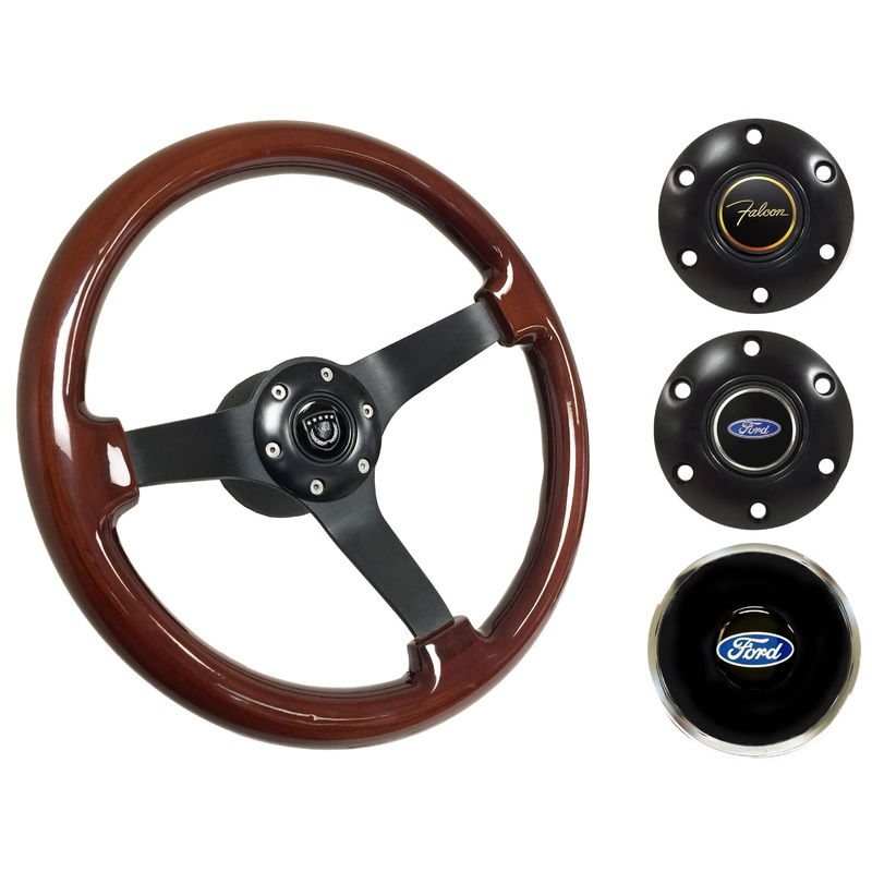 1965-69 Ford Falcon Steering Wheel Kit | Mahogany Wood |  ST3127