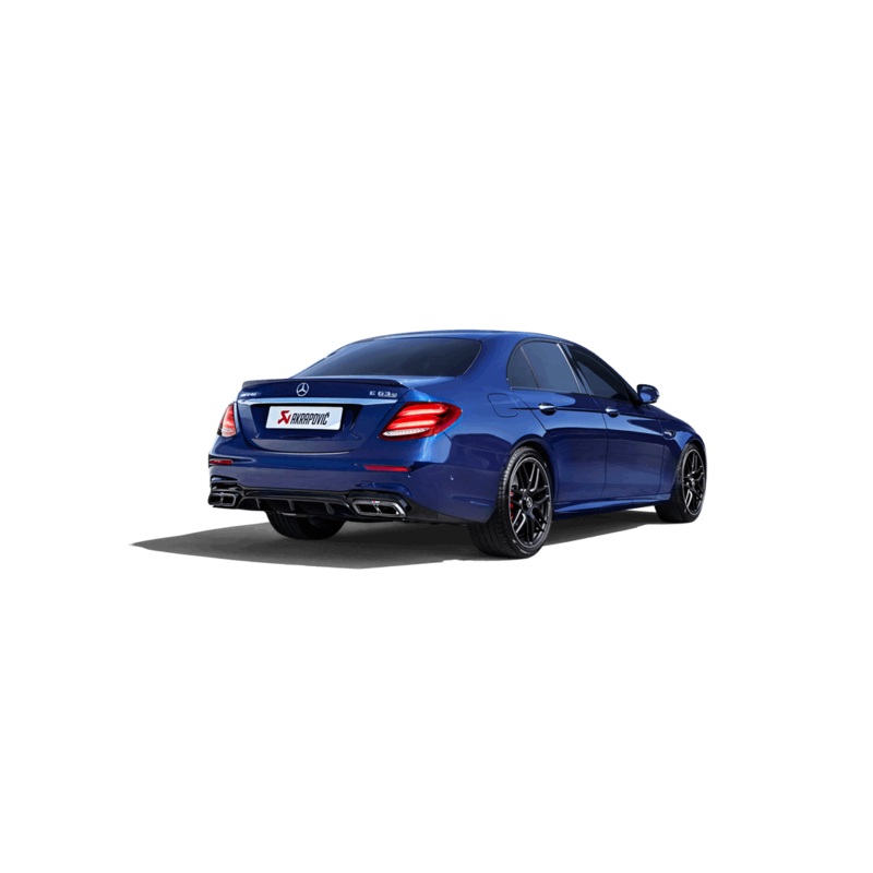 Akrapovic 2018 Mercedes Benz E63 (W213) Evolution Line Cat Back (Titanium) w/o Tips