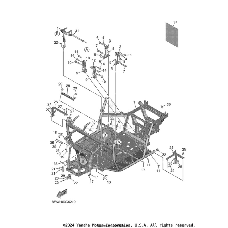 Damper Brace Assembly by Yamaha