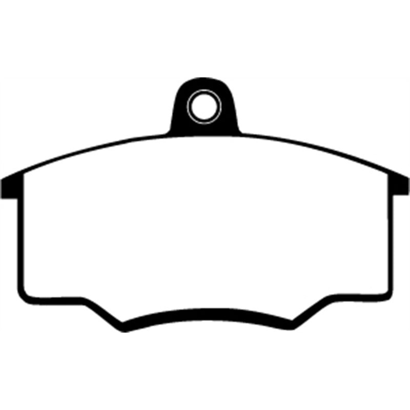 EBC 80-82 Audi 4000 1.6 Greenstuff Front Brake Pads