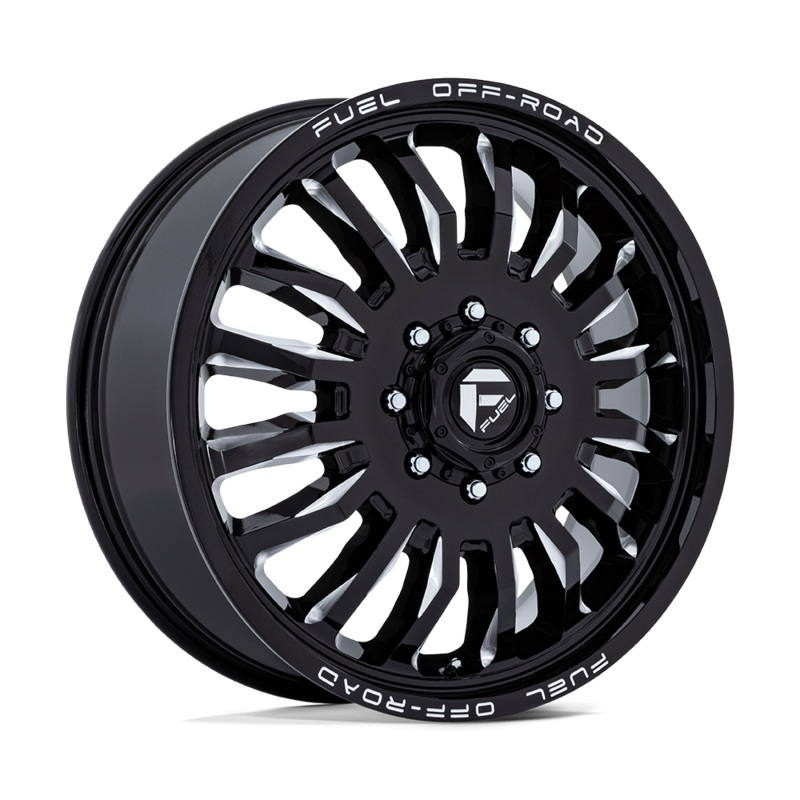 Fuel Wheels D868 ARC Dually 20″ 8×165.1 Gloss Black Milled