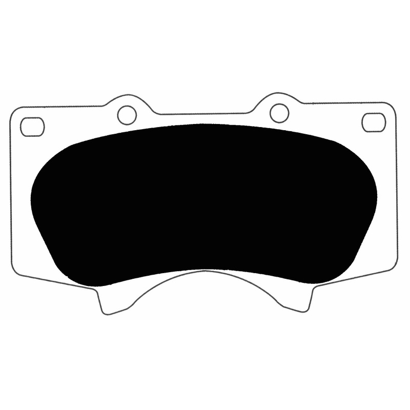Porterfield Brake Pads for 2009 TOYOTA 4RUNNER