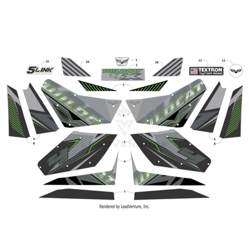 Side Decal-Lower-Rear-Right (Wc 4X Ltd) by Arctic Cat