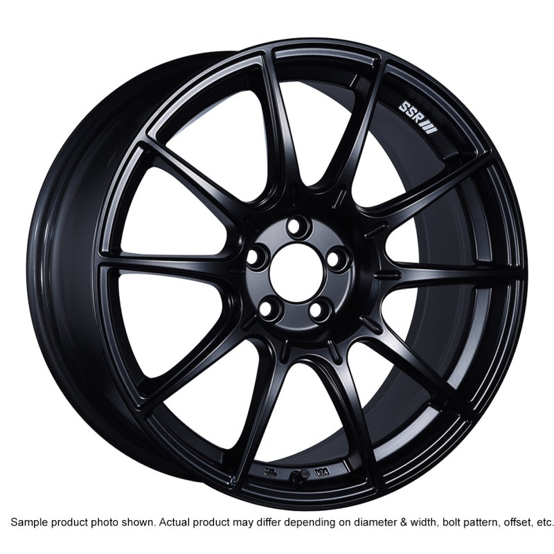 SSR GTX01 18×9.5 5×100 40mm Offset Flat Black Wheel FRS / BRZ