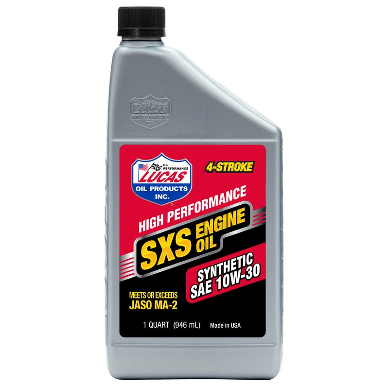 SxS UTV/ATV Synthetic Engine Oil 10W30 1 Qt by Lucas Oil