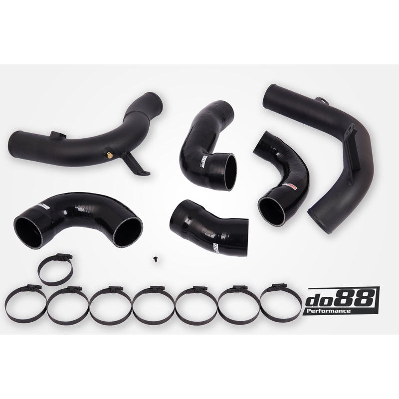 VAG 2.0 TSI EA888 Gen4 (245hp) do88 IC Pressure pipes, Black hoses