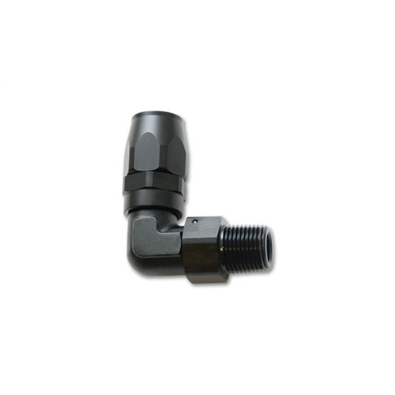Vibrant Male NPT 90 Degree Hose End Fitting -8AN – 1/2 NPT