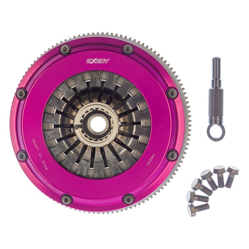 Exedy Hyper Twin Carbon-D Clutch Sprung Center Disc Pull Type | 1999-2002 Nissan Skyline GTR L6 (NM052SDMC1)