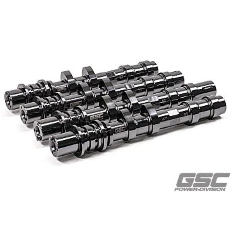 GSC Power Division Cam Set. Use with Upgraded Turbo Built head and Motor 750-1000whp, Upgraded Springs Required Subaru EJ257 WRX STI 08+