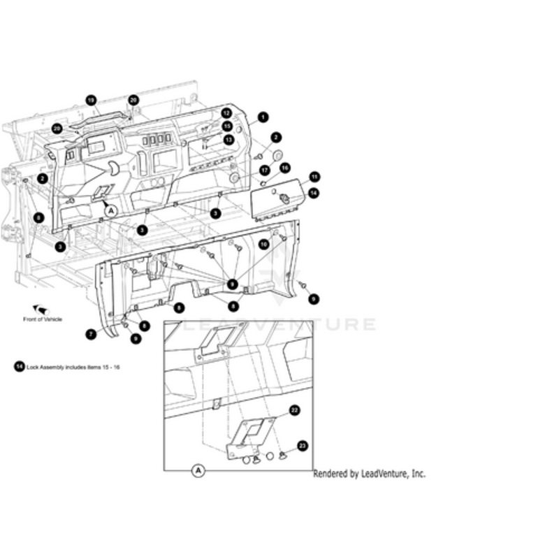Hex Nut-M-Cp-#6-32 by Arctic Cat