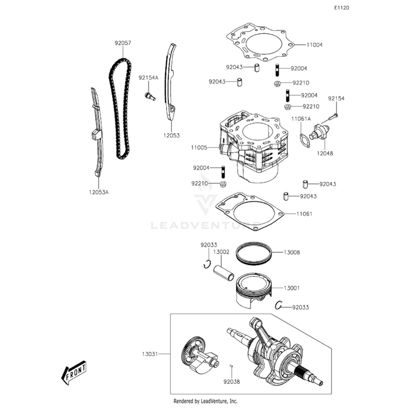 Tensioner-Assembly by Kawasaki