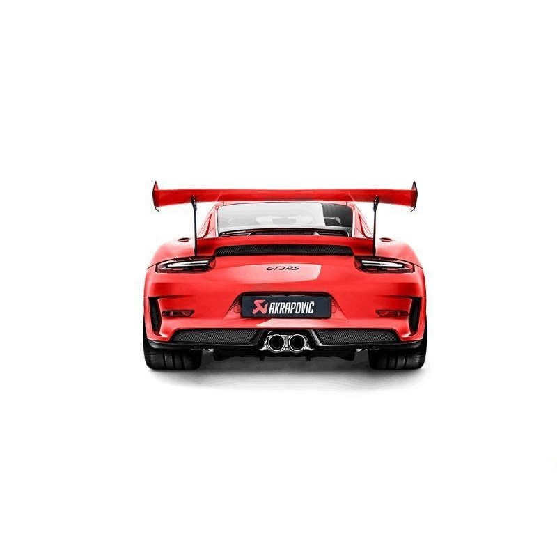 Akrapovic 2018 Porsche GT3 RS (991.2) Slip-On Line (Titanium) w/Tips & Carbon Fiber Diffuser