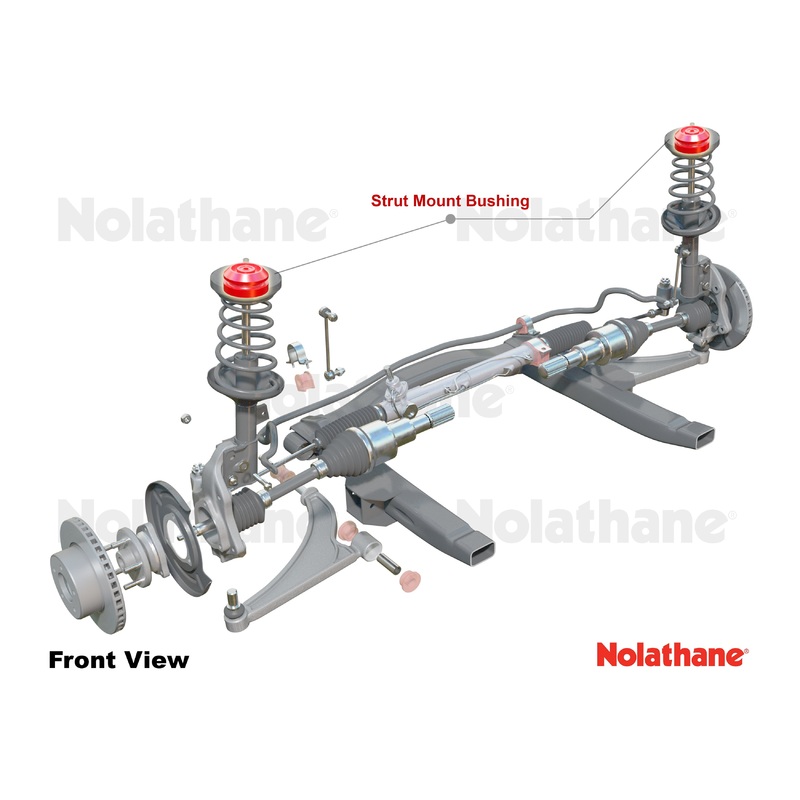 Nolathane Front Strut Mount – Bushing Kit | 2004-2006 Pontiac GTO, 2008 Pontiac G8 GT, and 2014-2017 Chevrolet SS (REV064.0002)