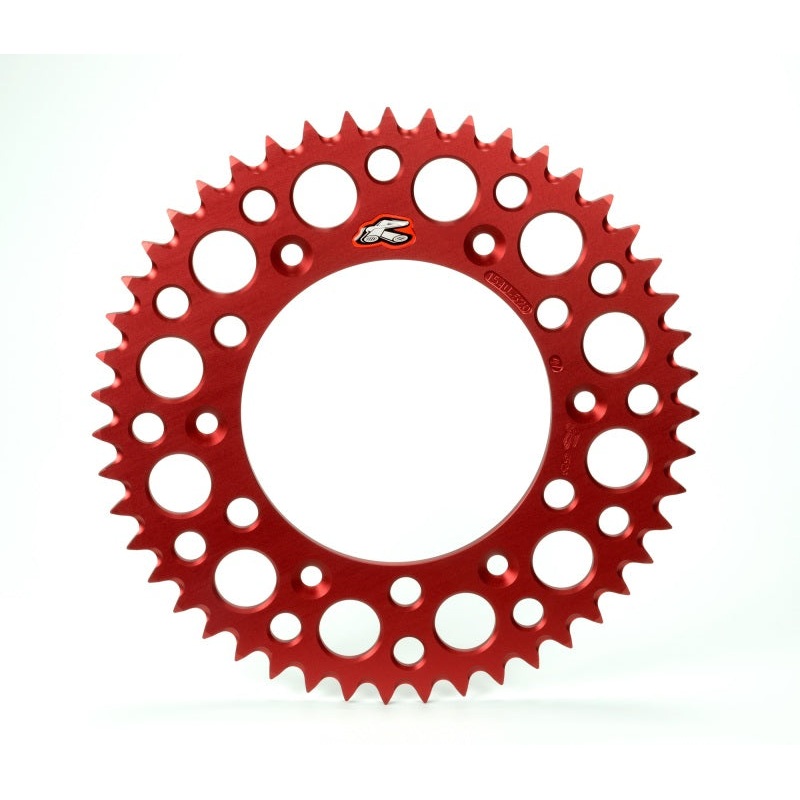Renthal 00-07 Honda CR 125R Rear Grooved Sprocket – Red 520-52P Teeth