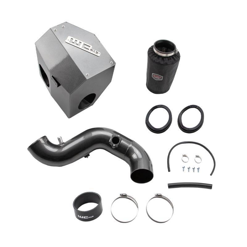 Wehrli 13-18 Cummins 6.7L Intake Kit 4in – Semi-Gloss Black