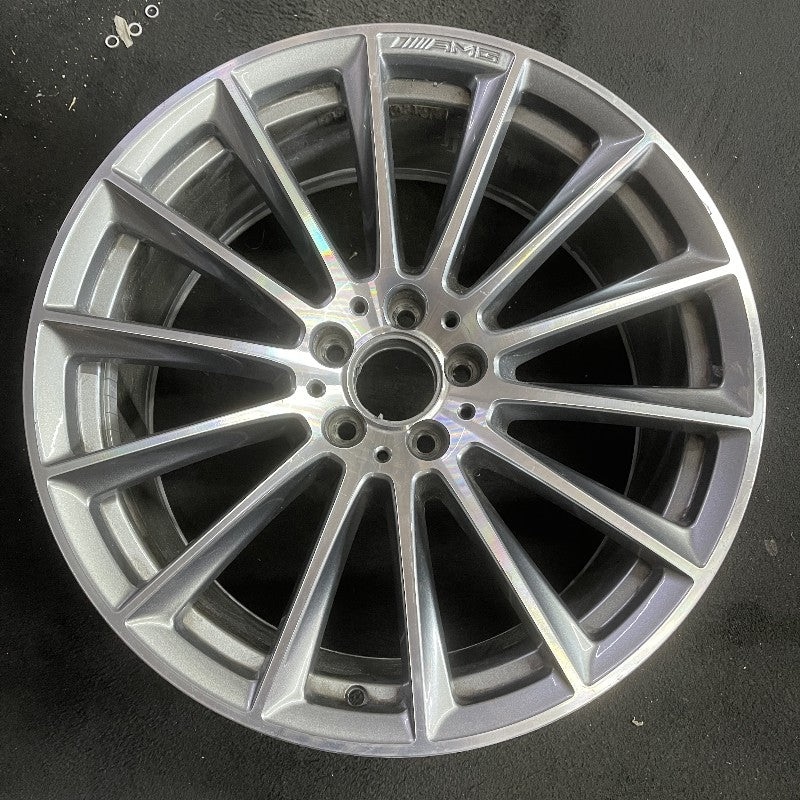 20″ MERCEDES S-CLASS 21 223 Type S models Sedan 20×9 14 spoke machined face with black accent Original OEM Wheel Rim
