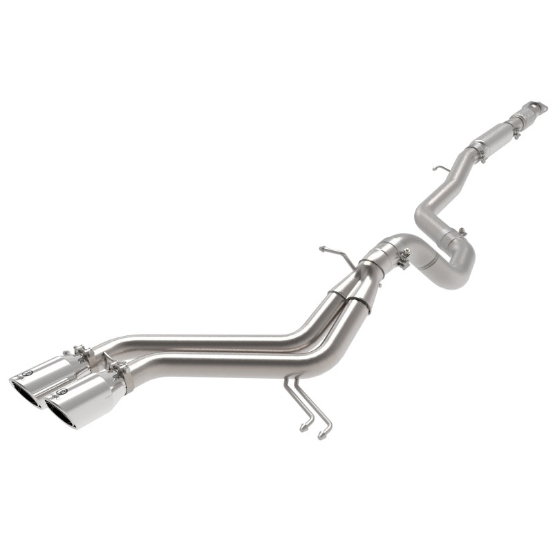 aFe Takeda 2-1/2in to 3in SS-304 Cat-Back Exhaust w/ Polished Tips 13-17 Hyundai Veloster L4-1.6L