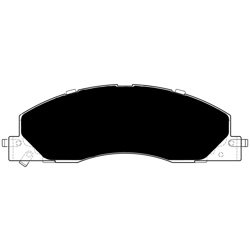 Porterfield Brake Pads for 2015 DODGE RAM 2500 4WD