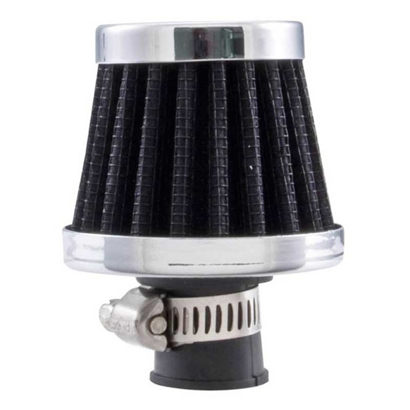 Spectre Breather Filter 10mm Flange / 2in. OD / 1-3/4in. Height – Black