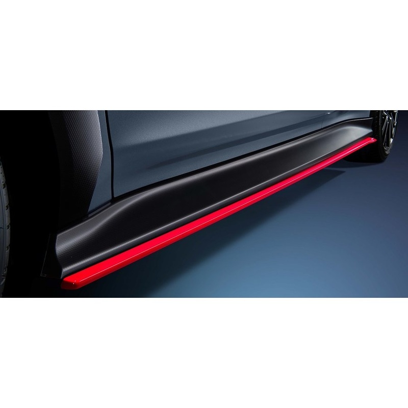 Subaru OEM [22-25 WRX] STI Side Under Spoiler Kit Red | E2610VC120