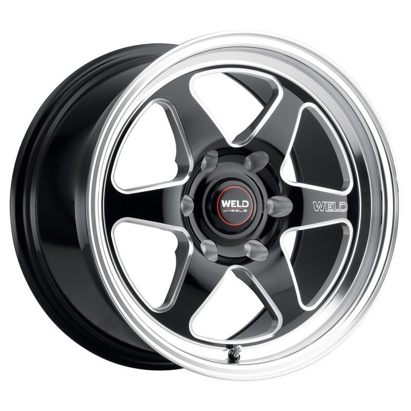Weld S156 20×7 Ventura 6 Drag 6×135 ET13 BS4.50 Gloss BLK MIL DIA 87.1